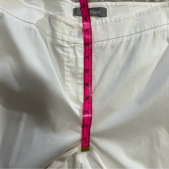MAXMARA SOLID WHITE TROUSERS - Picture 11 of 12
